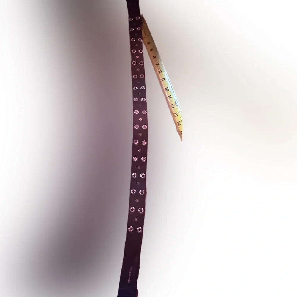 Hello Kitty Black Belt with Pink Eyelets